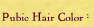 pubic har color